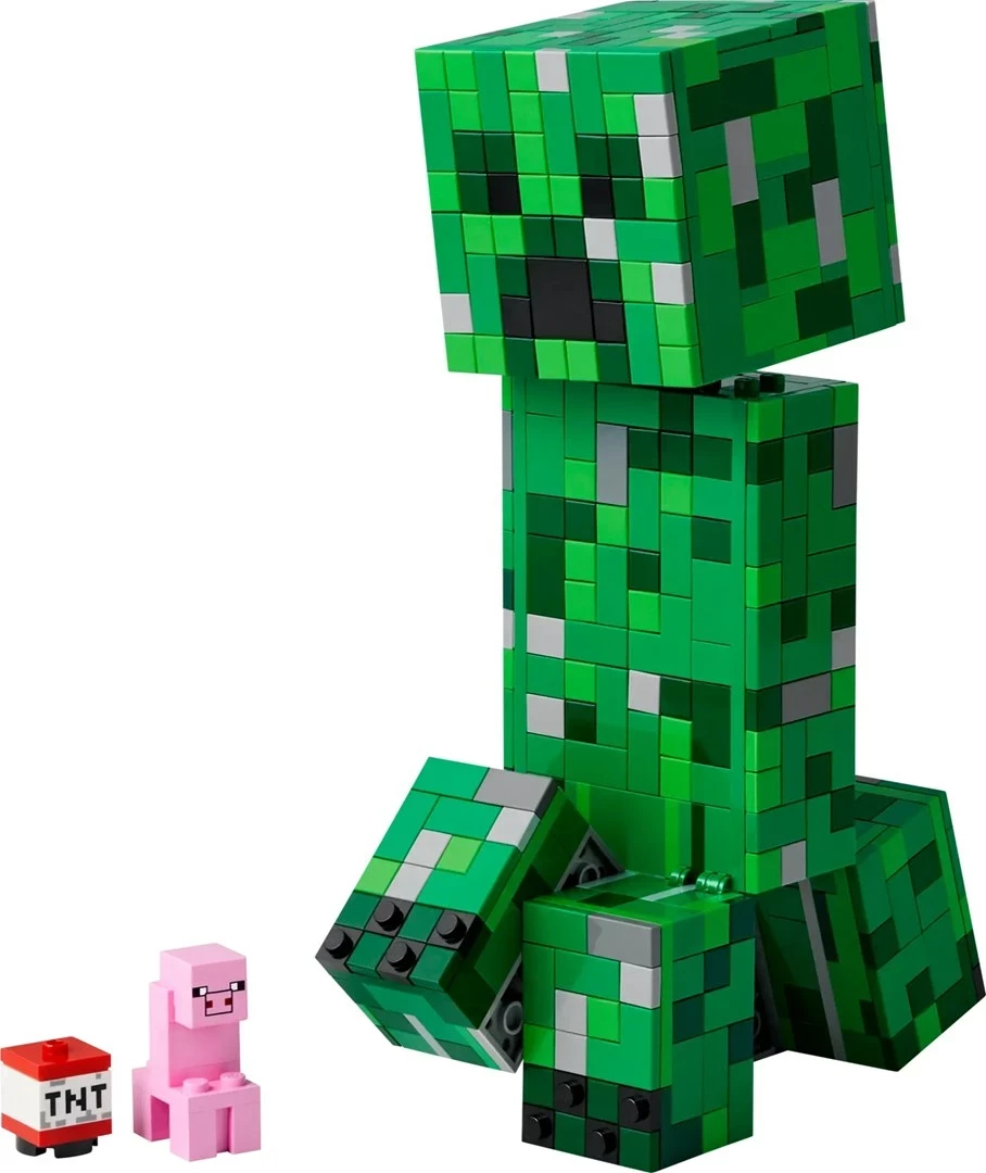 Set LEGO Minecraft Creeper 21276, 665 pjesë, për fëmijë 10+ vjeç