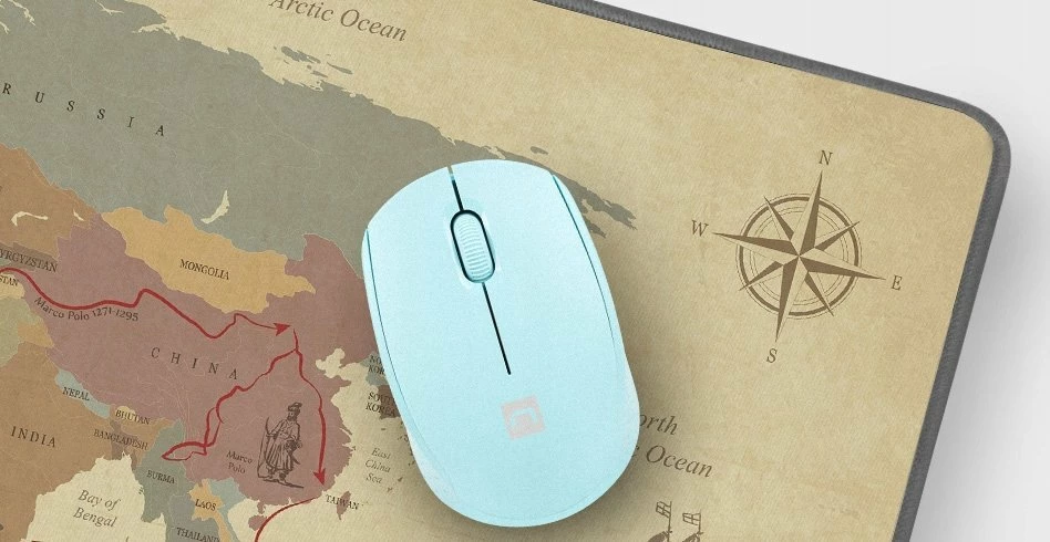 Maus wireless Natec Stork 1600 DPI, blu