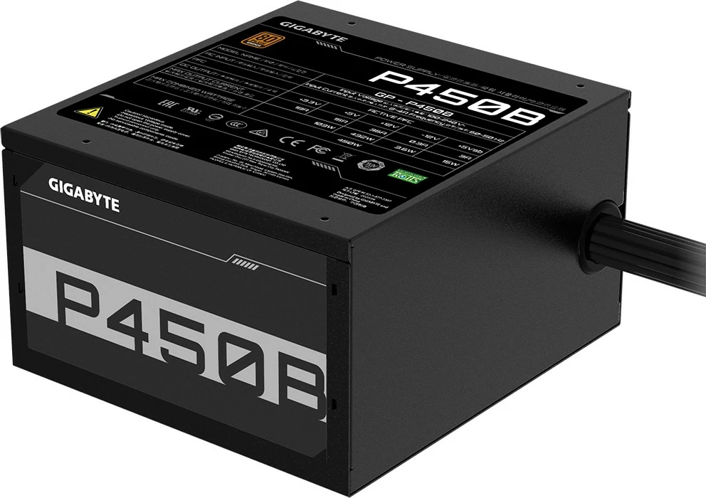 Furnizues energjie Gigabyte P450B, 450W, 80 PLUS Bronze, jo-modular, i zi