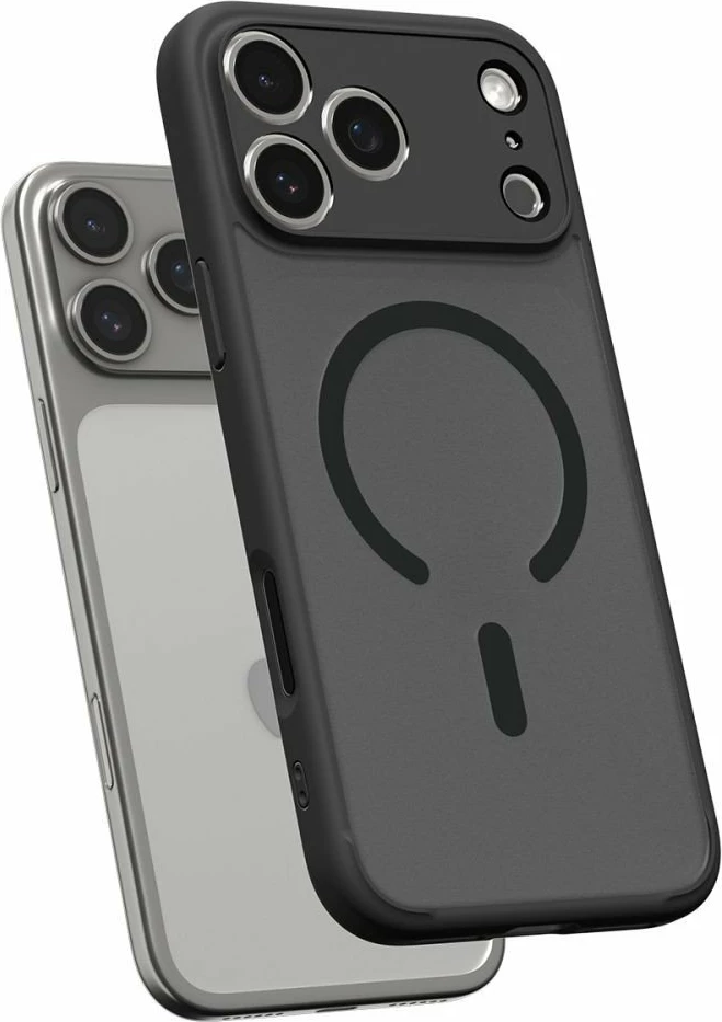 Mbështjellës Spigen Ultra Hybrid MagSafe për iPhone 17 Pro, mbrojtëse e pasme, i zi
