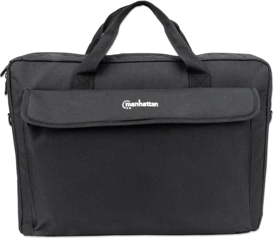 Çantë laptopi Manhattan London 17.3 inç, messenger, e zezë