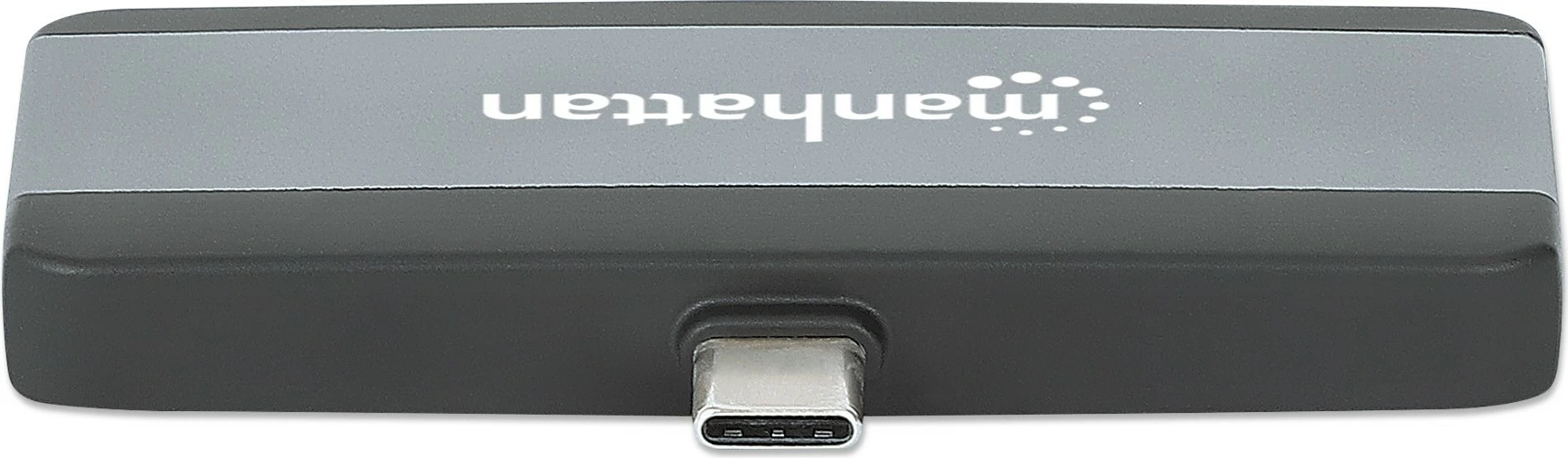 Docking station MANHATTAN USB-C PD 4-në-1, HDMI, gri