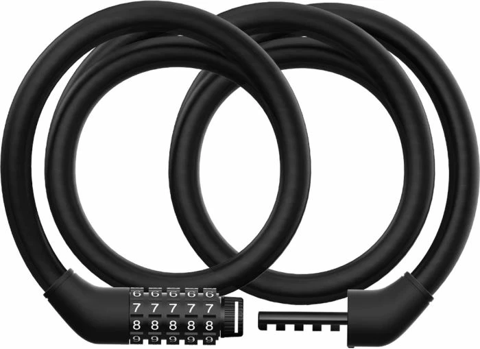 Dry kabllo për skuter elektrik Xiaomi BHR6751GL, 1200 mm, kod 5-shifror, e zezë