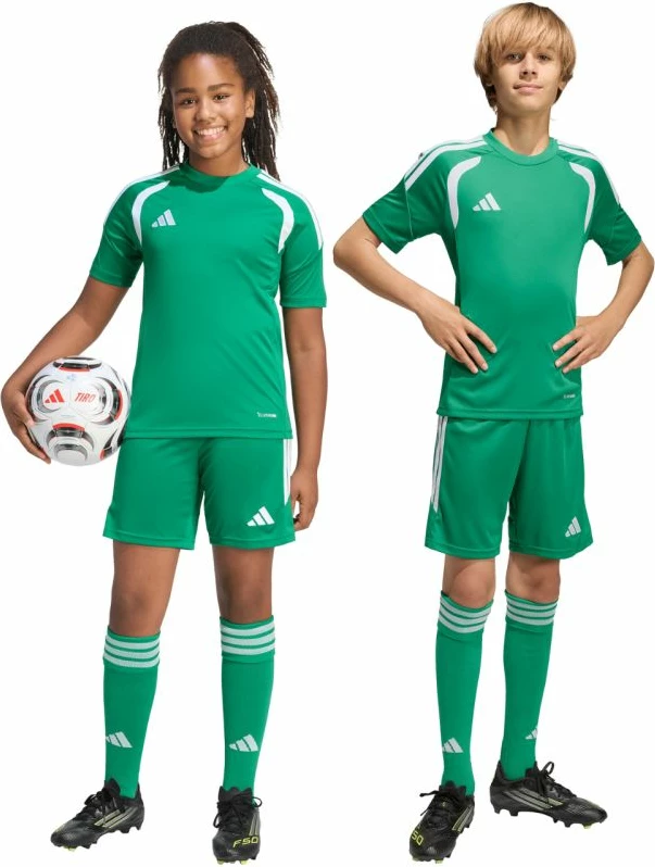 Shorce për fëmijë adidas, të gjelbra [Madhësia: 128 cm]