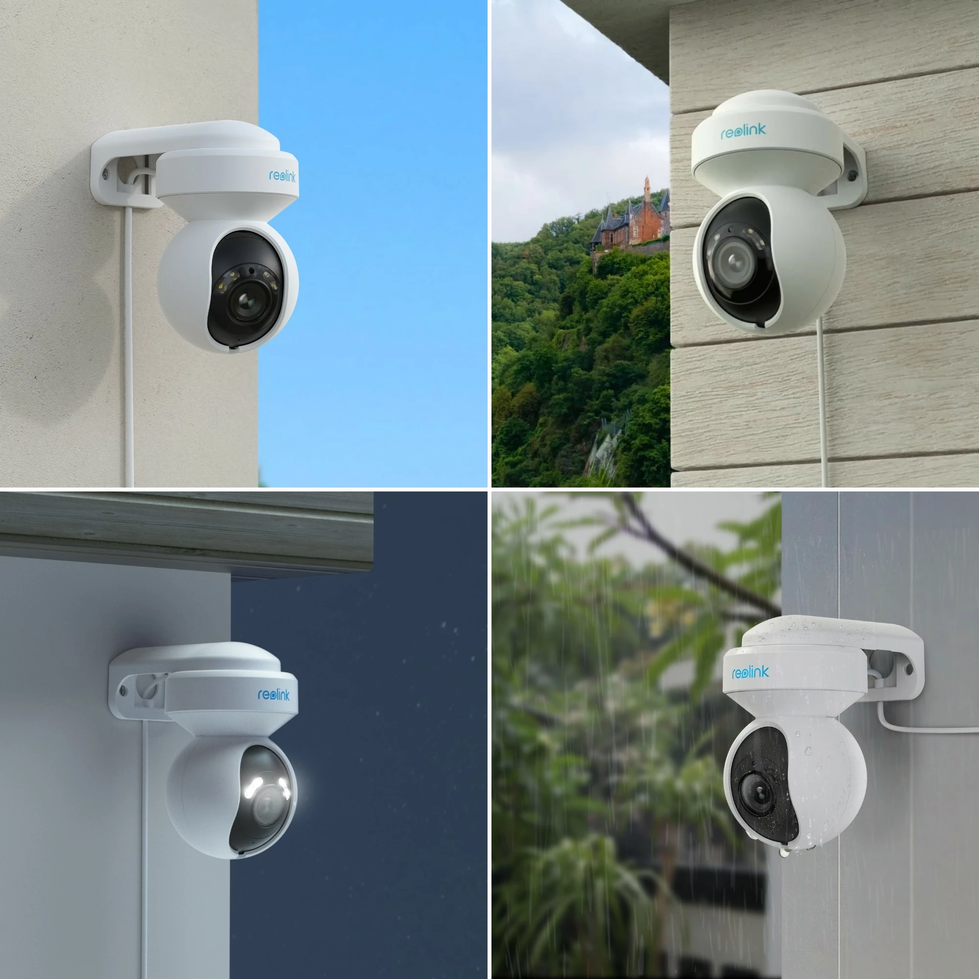 Kamerë sigurie Reolink E Series E560P, 4K 8MP, PTZ, PoE, Auto Tracking, 3X Zoom, Ngjyrë natë