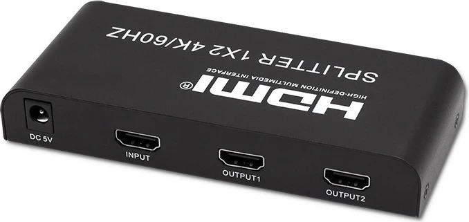 Splitter HDMI aktiv Qoltec 51797, 2 x HDMI, 4K x 2K, 60Hz, i zi