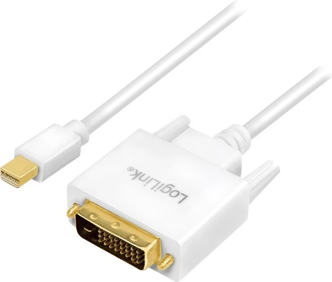 Kabllo mini DisplayPort LogiLink, e bardhë