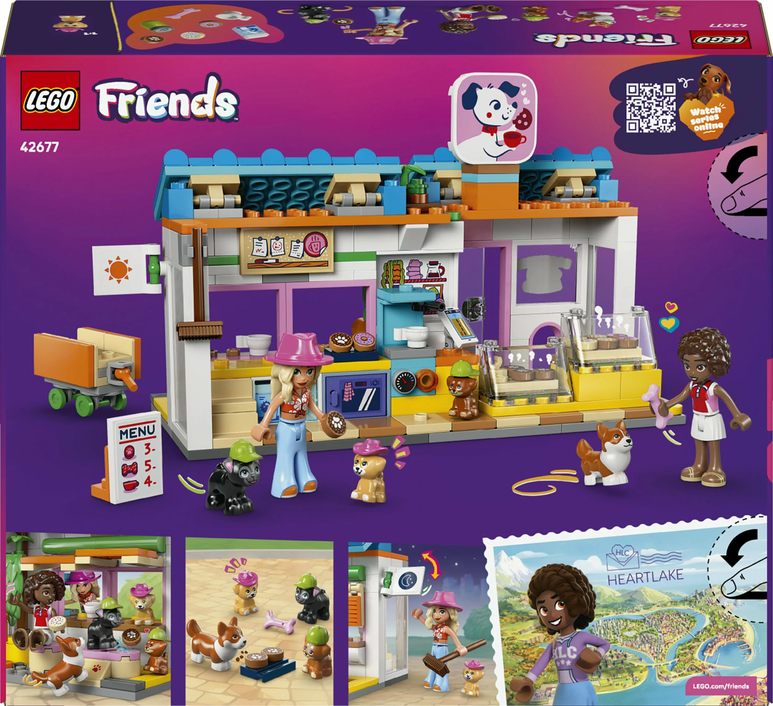 Set LEGO Friends Bakery with Dog Treats 42677, 278 copë