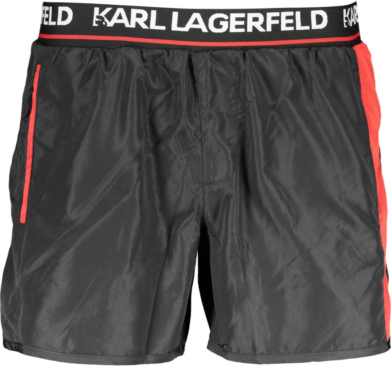 Bikine për meshkuj KARL LAGERFELD BEACHWEAR, të zeza