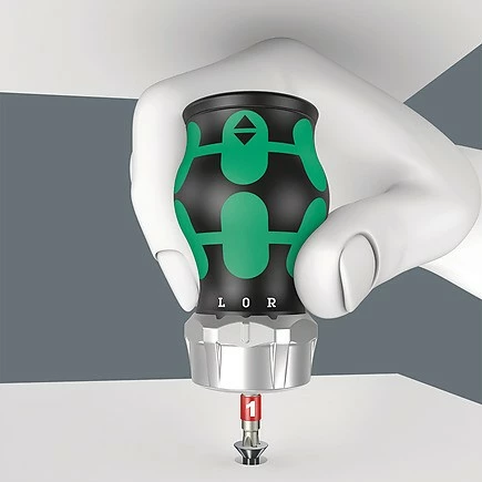 Set veglash dore Wera Bicycle Set 5, 7 bita, 115mm, e zezë/e gjelbër