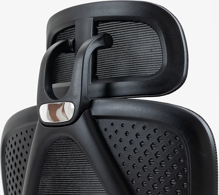 Karrige zyre menaxheri me mbështetëse këmbësh Titan cilësi premium pëlhurë rrjetë e zezë