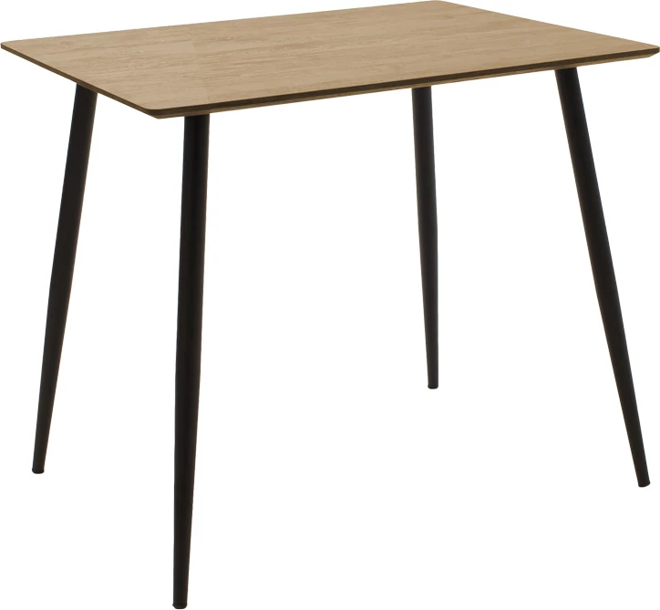 Set tavoline me 2 karrige, ngjyrë sonoma, e zezë, gri e errët, 70x70x76cm