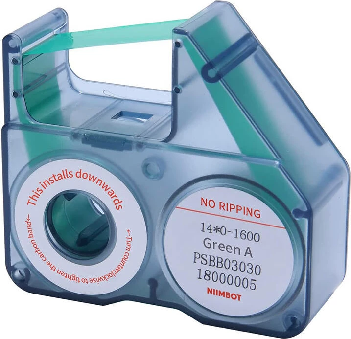 Ribbon Niimbot RR14-16 për B18, 160 cm, e gjelbër