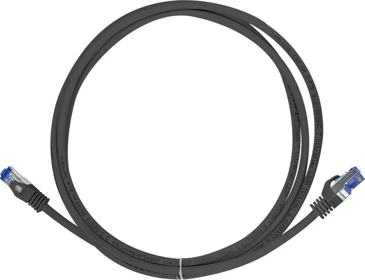 Kabllo patchcord logilink, 50 cm, e zezë