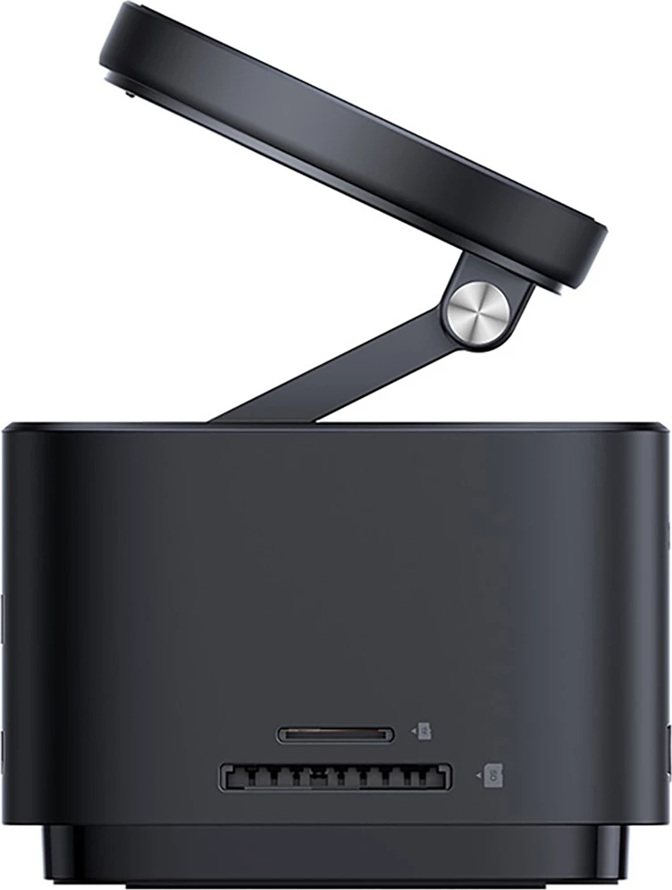 Kasë Baseus MagPro Series II 7-in-1 me karikues wireless MagSafe 15W, HDMI, USB-A, USB-C, SD/TF, e zezë