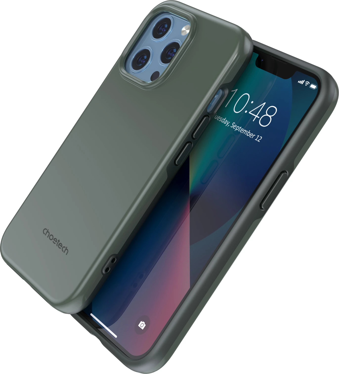 Mbështjellës Choetech PC0113-MFM-GN për iPhone 13 Pro, MagSafe, e gjelbër