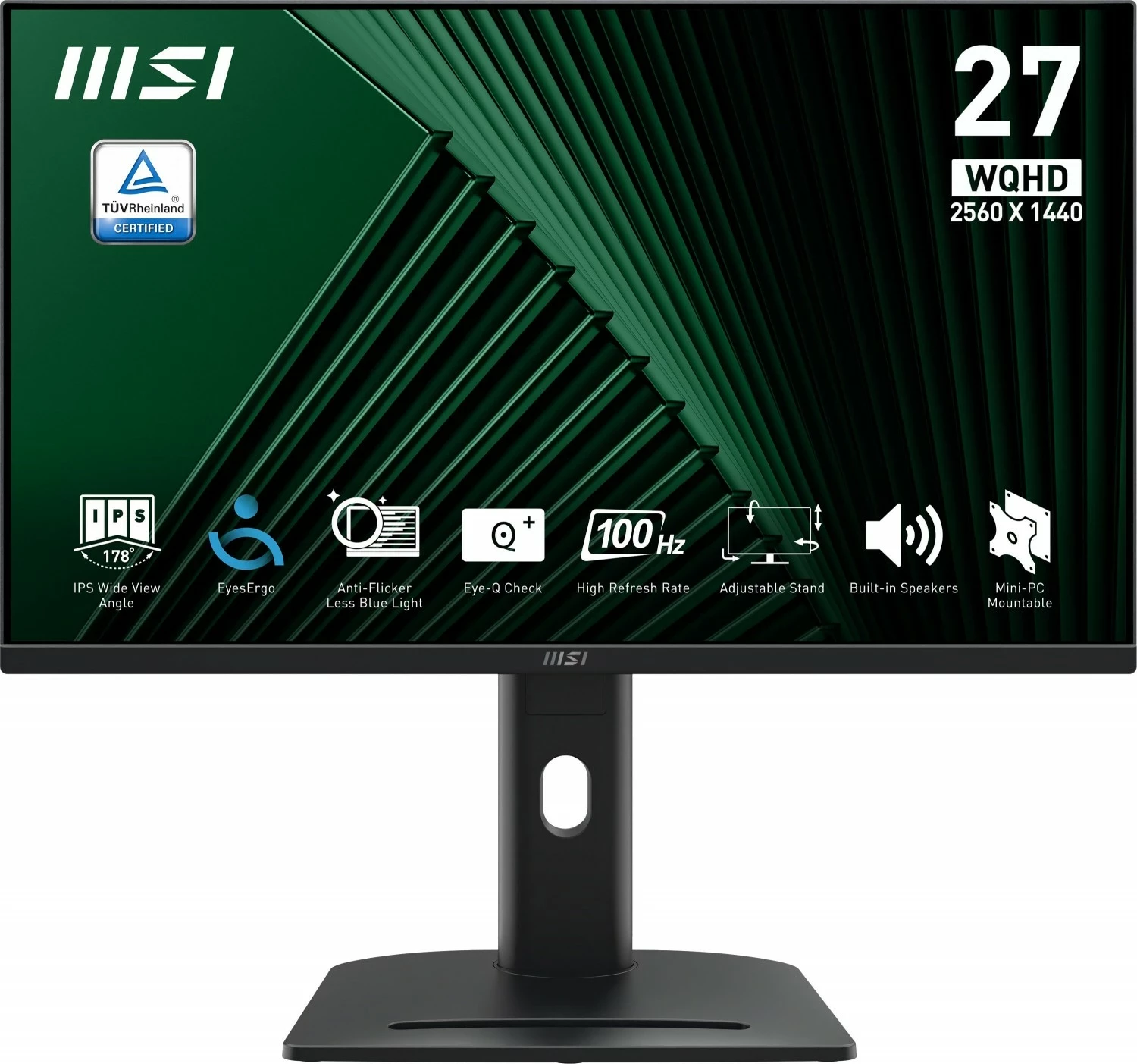 Monitor MSI PRO MP275QPG 27 inç IPS QHD 100Hz 4ms zi