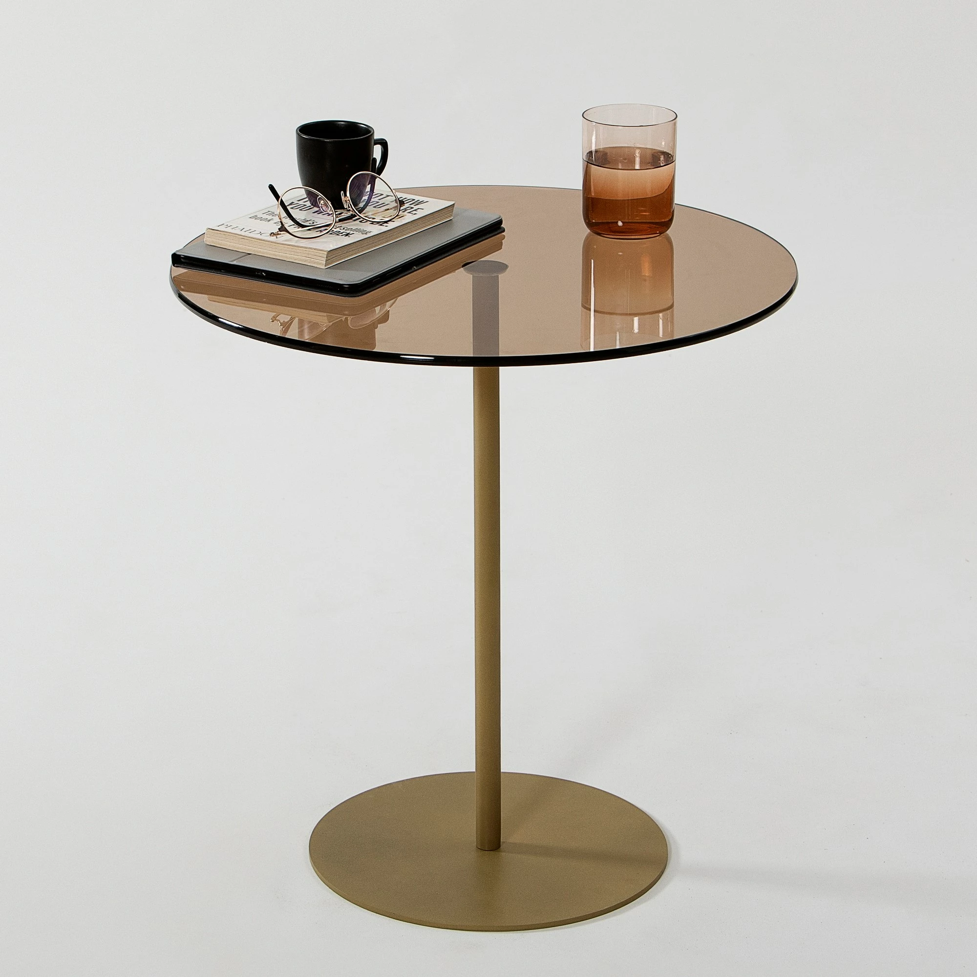 Tavolinë anësore Hanah Home, Chill-Out, ngjyrë ari, bronzi