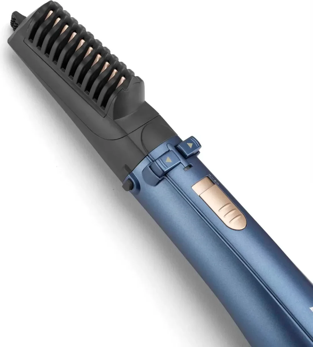Stajler flokësh me ajër rrotullues, BaByliss AS965E, 1000W, 4 në 1, furçë 38 mm, jonizim, 2 temperatura + ajër i ftohtë, kabllo 2.2 m, blu, set me 4 koka
