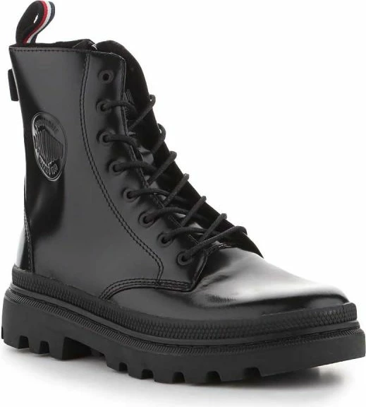 Këpucë Palladium Pallatrooper për meshkuj dhe femra, të zeza