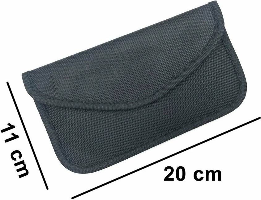 Mbështjellës anti-vjedhje Hurtel Faraday Box, 20x11cm, i zi