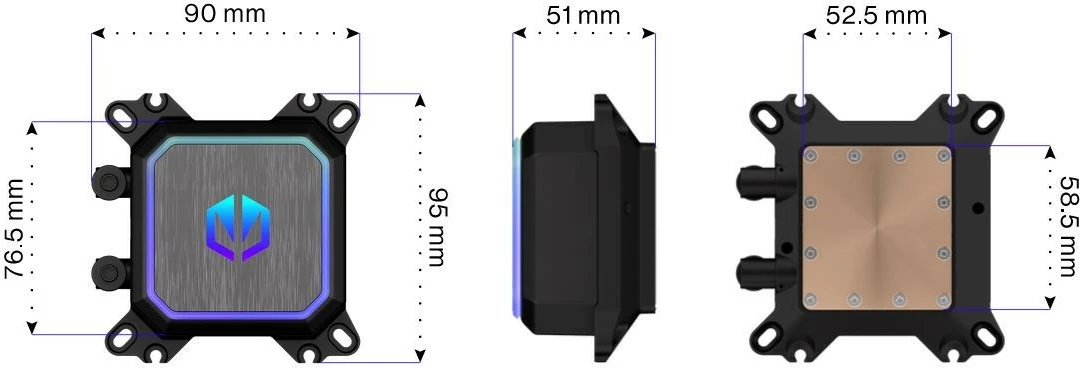 Kasë ftohëse Endorfy Navis F280 ARGB, Liquid Cooling, 2x140mm, ARGB