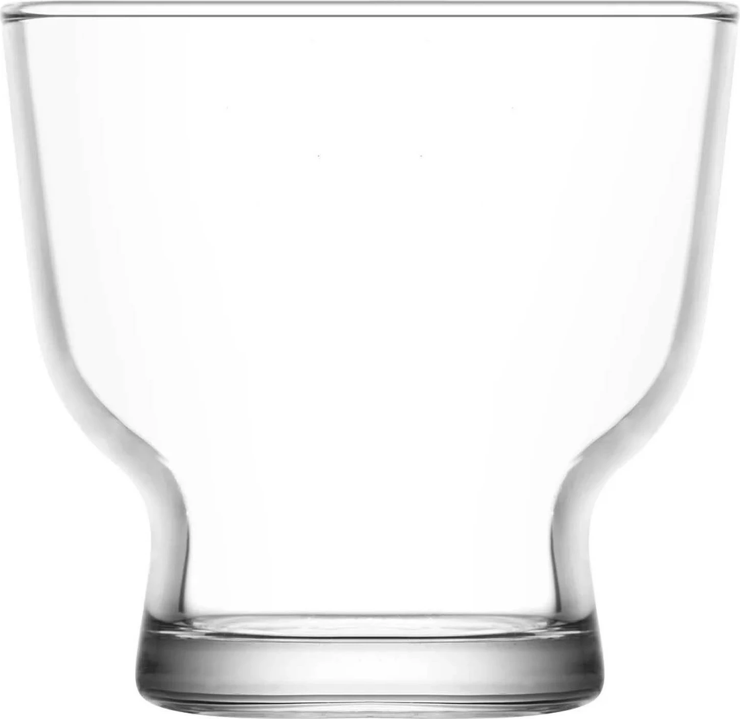 Kupë akulloreje dhe ëmbëlsirash LAV Palermo 240 ml, transparente, set 12 copë