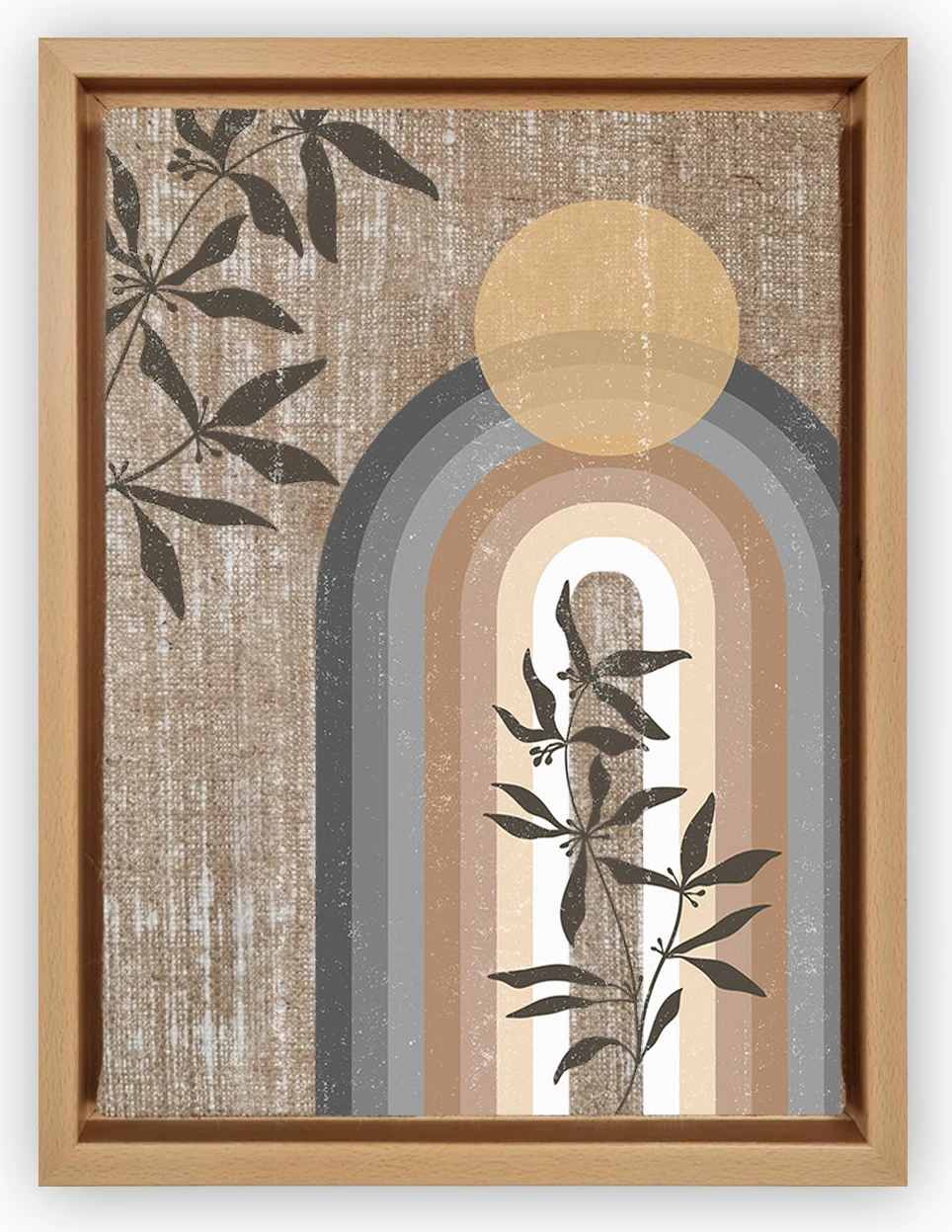 Pikturë dekorative në kanavacë, shumëngjyrëshe, Wallity LNJ71804047913, 66x96cm