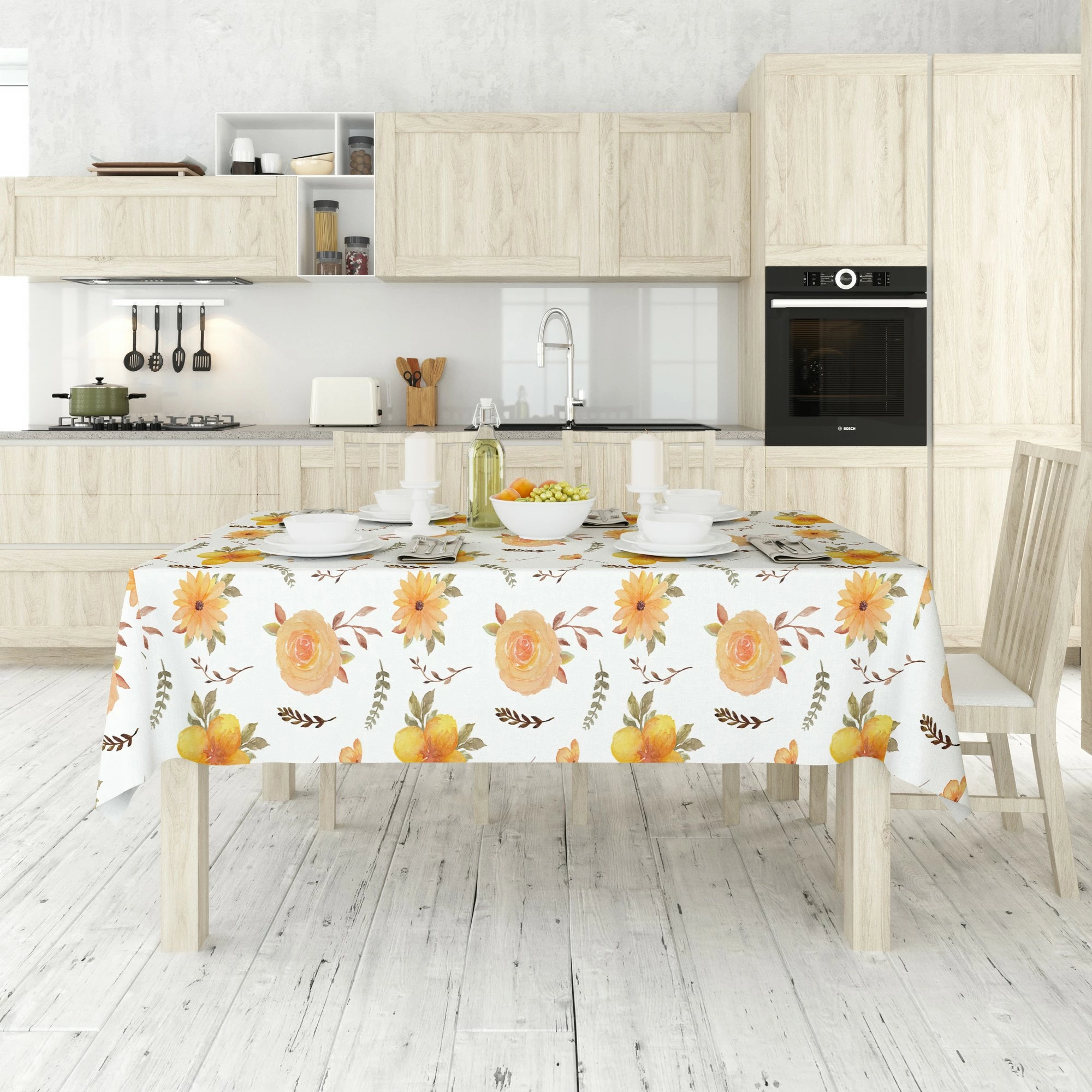 Mbulesë tavoline Hermia, Asr-tblclt25-43, 140x300cm