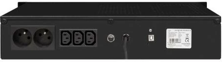 UPS EVER ECO Pro 700 AVR CDS 19" 2U, 700 VA, Rack, Zi