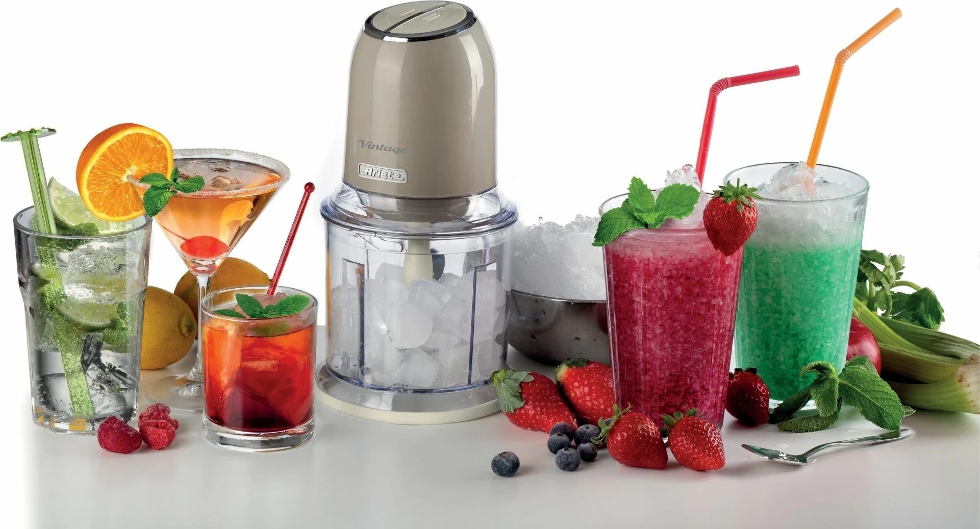 Tritatutto Ariete Vintage 0438, 600ml, 400W, Beige