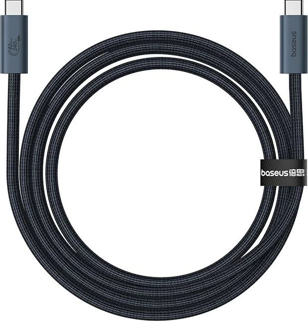 Kabllo USB C në USB C Baseus, 1 m, 240 W, E zezë