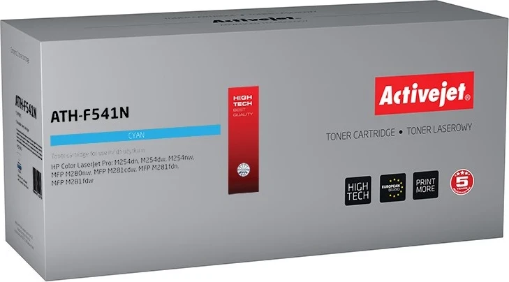Toner zëvendësues Activejet ATH-F541N për printer HP, i kaltër