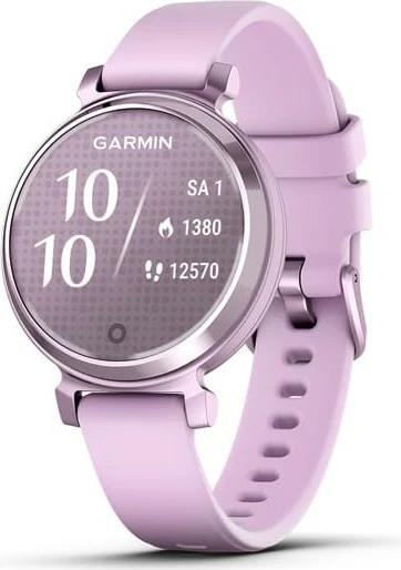 Smartwatch Garmin Lily 2, ekran me prekje, GPS, 5 ditë bateri, rrip silikoni rozë