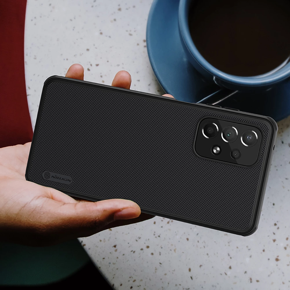 Mbështjellës Nillkin Super Frosted Shield Pro për Samsung Galaxy A73, Kaltër