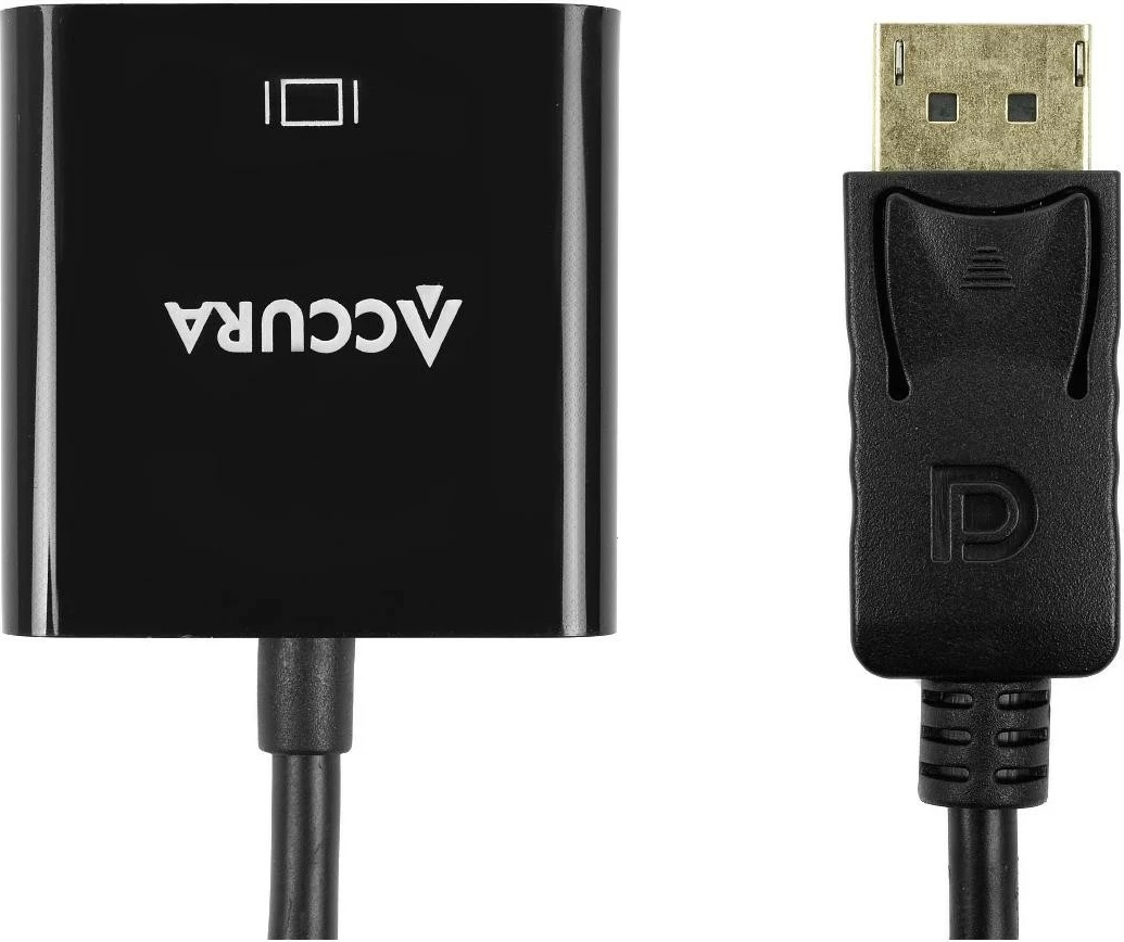 Adapter Accura Displayport > DVI-I 0.1m, i zi