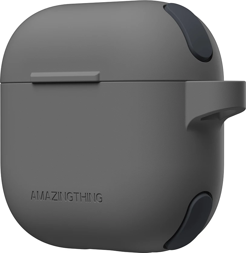 Mbështjellës AmazingThing Omni Case për AirPods 4, i zi