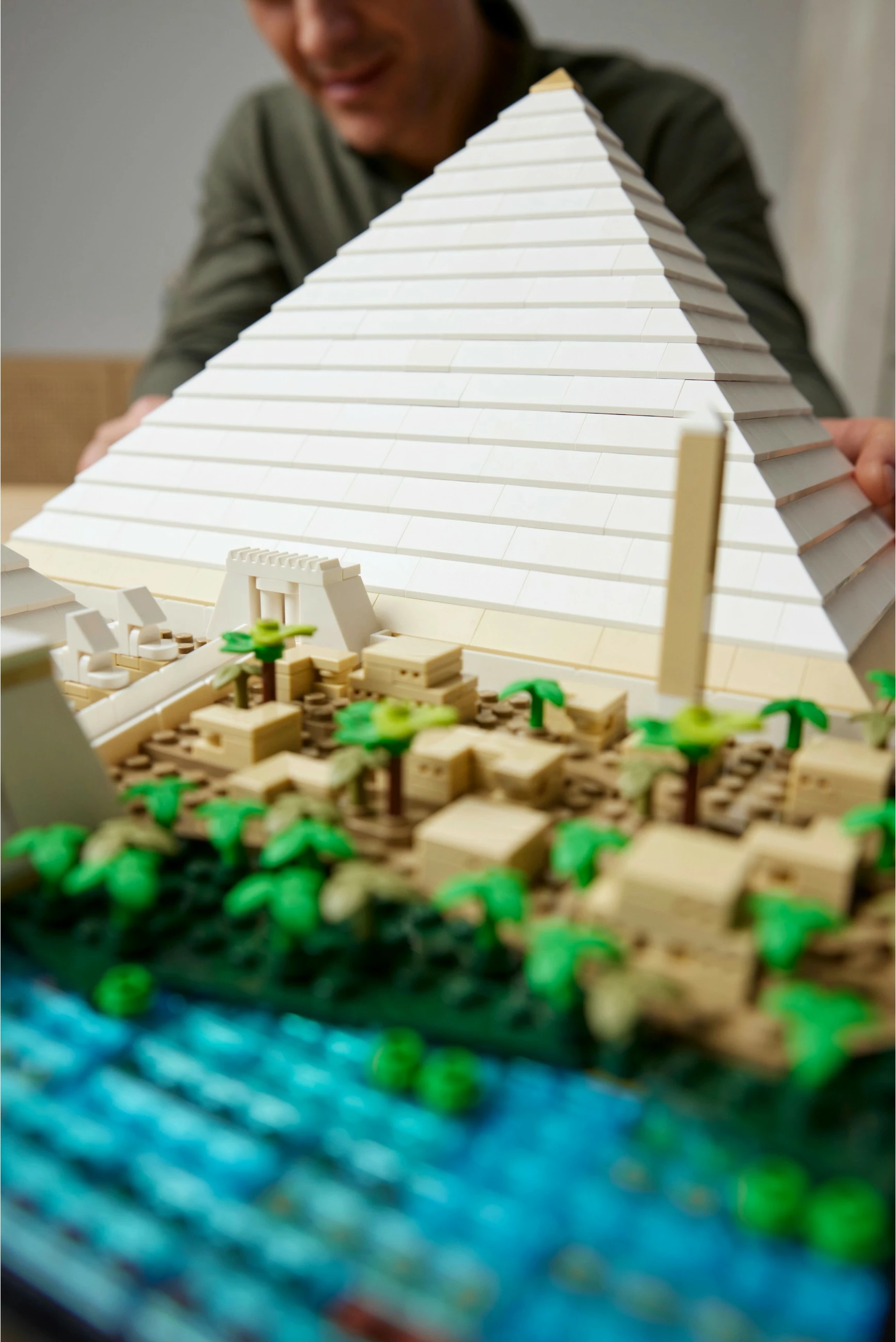 Set ndërtimi LEGO Architecture Great Pyramid of Giza, 1476 pjesë, Multikolor