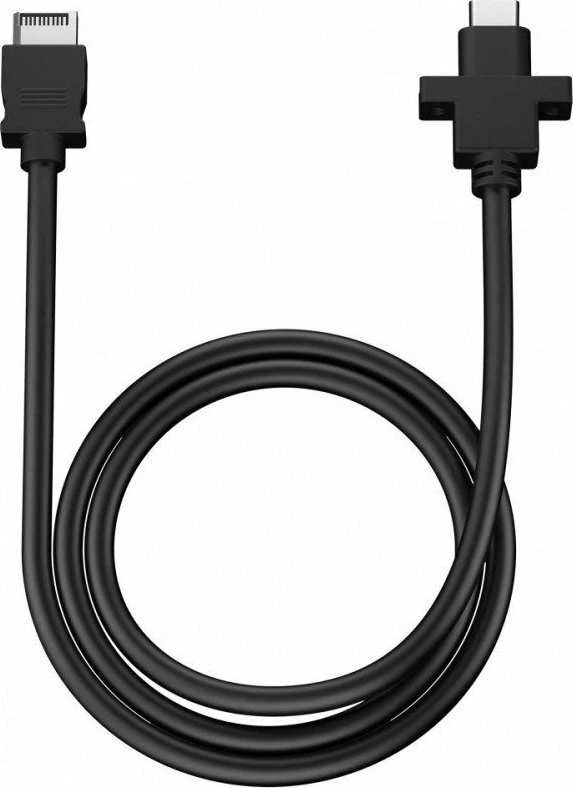 USB kabllo Fractal Design FD-A-USBC-001 USB-A në USB-C 0.7 m USB 3.2 Gen 2, e zezë