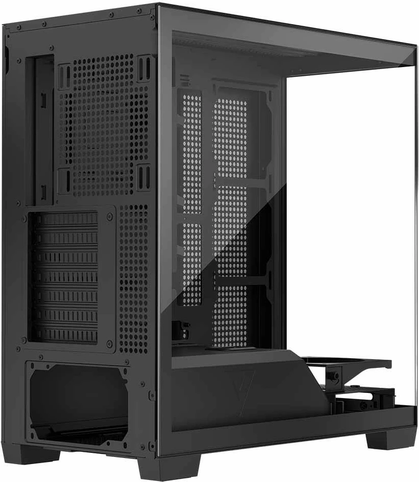 Kasë MODECOM STELLAR NF ARGB 10, Midi Tower, ATX, xham i temperuar, e zezë