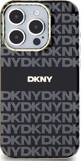 Mbështjellës DKNY IML Mono & Stripe MagSafe për iPhone 13 Pro Max, i zi