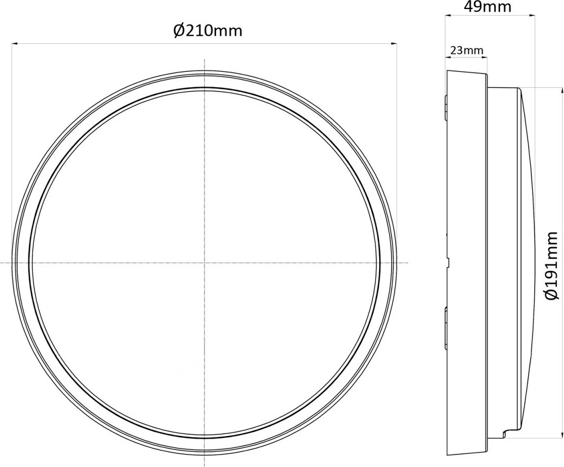 Llampë LED mur/tavan Maclean MCE342 GR, 15W, Gri