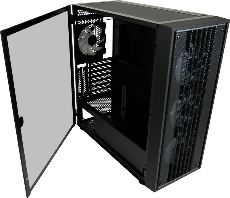 Kasë LC-Power LC-810B-ON, Midi Tower, ATX, EATX, micro ATX, Mini-ITX, e zezë
