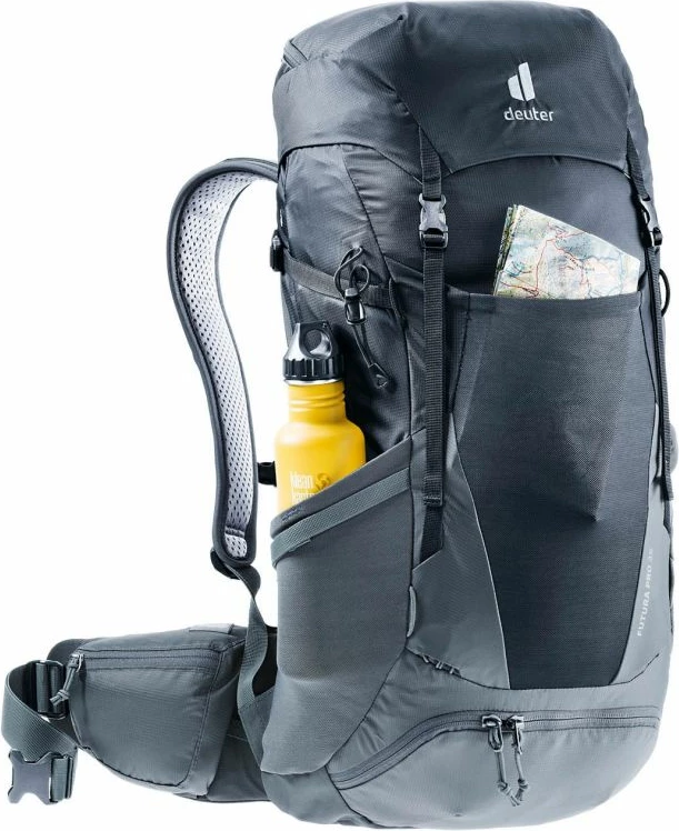 Çantë shpine Deuter, unisex, e zezë