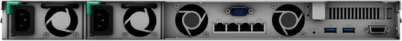 NAS rack Synology RS1619xs+, 8GB RAM, 4x0HDD, 1U, i zi