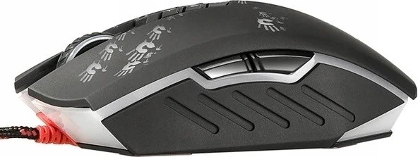 Mausi për lojëra A4Tech Bloody Blazing A60, USB Type-A, Optik, 6200 DPI, i zi