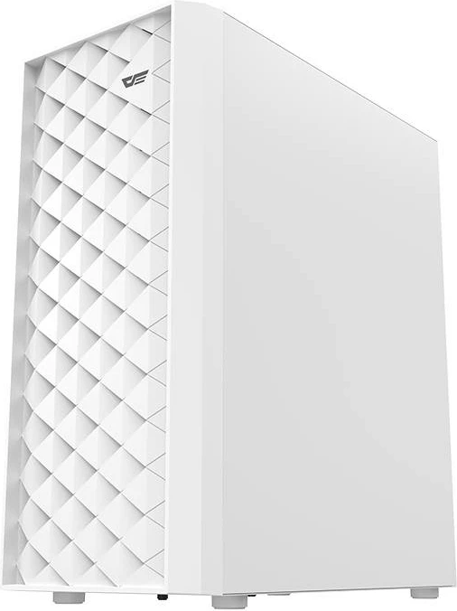 Kasë Darkflash DK351, Middle Tower, me 4 ventilatorë RGB, e bardhë