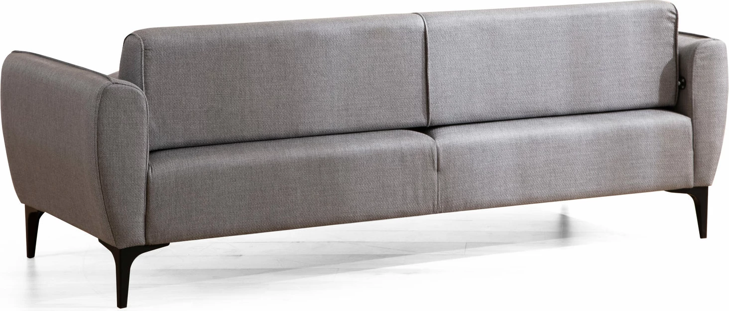 Divan treshe Atelier del Sofa, Belissimo, ngjyrë gri
