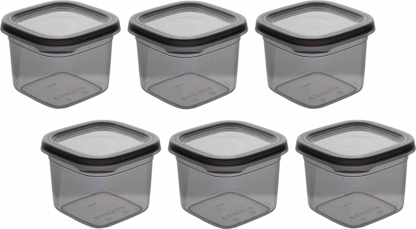 Set kuti për organizim (6 copë), ngjyrë antracit, BNMPEGYAS06-5 KAS