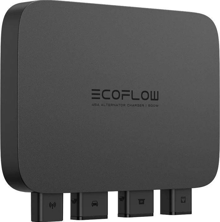 Karikues alternatori EcoFlow 500W për makina, i zi